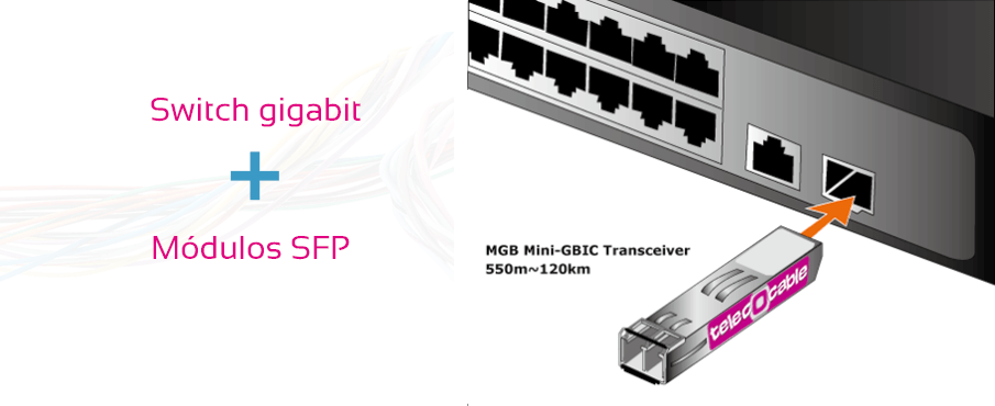 Para qué sirven los puertos SFP en los switches gigabitT