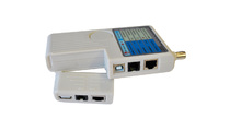 COMPROBADOR DE PARES RJ45/RJ12/RJ11/RJ10/USB/BNC