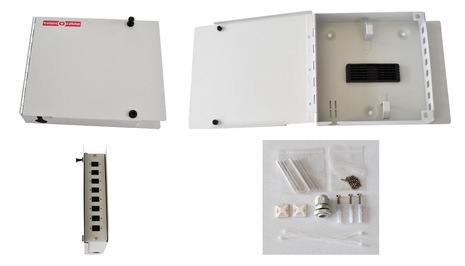 CAJA EMPALME INTERIOR 8 FIBRAS FTTH