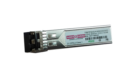 Módulo SFP Gigabit MM 850nm LC Duplex 550m ddm