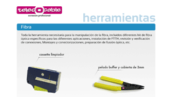 catálogo herramientas TelecOcable