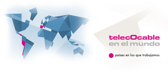 mapa presencia telecocable en el mundo