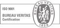 Empresa certificada ISO9001 por Bureau Veritas