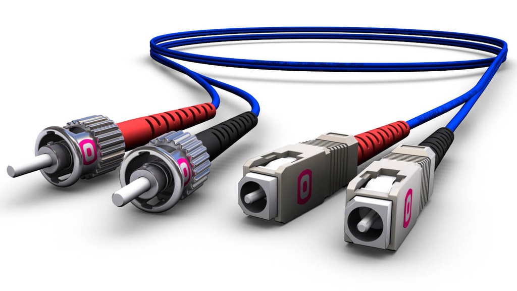 Latiguillo FO OM3 50/125 Duplex ST UPC - SC UPC
