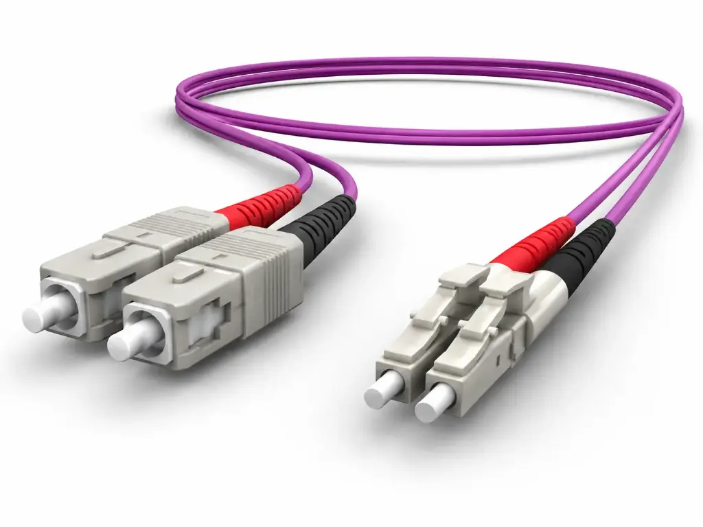 Latiguillo FO OM4 50/125 Duplex SC UPC - LC UPC