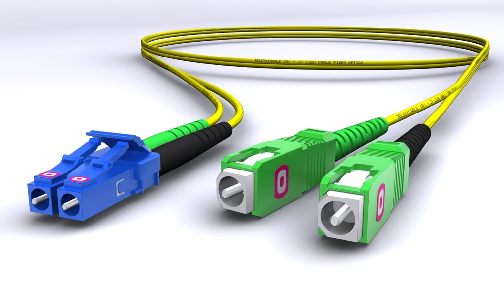 Latiguillo FO OS1 9/125 Duplex SC APC-LC UPC