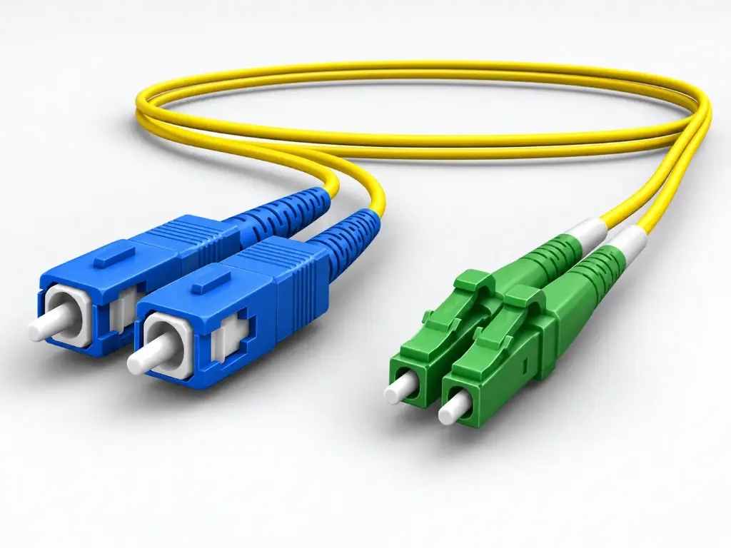 Latiguillo FO OS2 9/125 Duplex 2mm SC UPC - LC APC