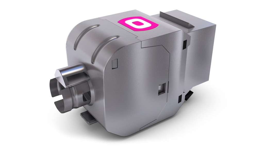 Toma 180º RJ 45 CAT. 6A FTP TELECOCABLE