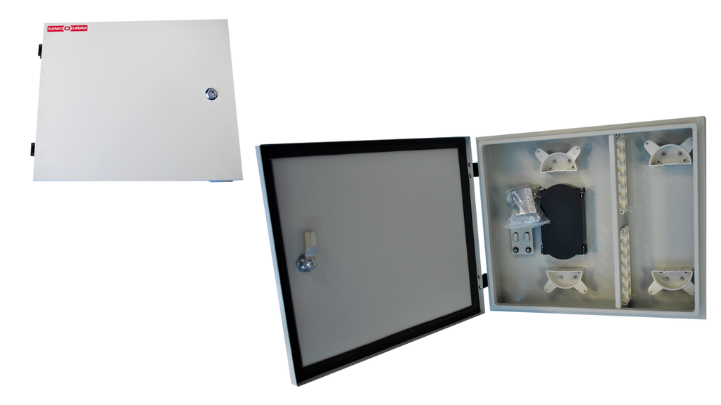Caja mural 24 FO exterior metal IP64