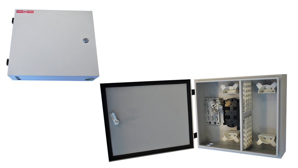 Caja mural 48 FO exterior metal IP64