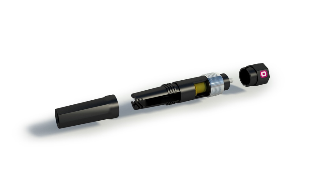 Conector FO FC MM 62,5/125 prepulido reutilizable