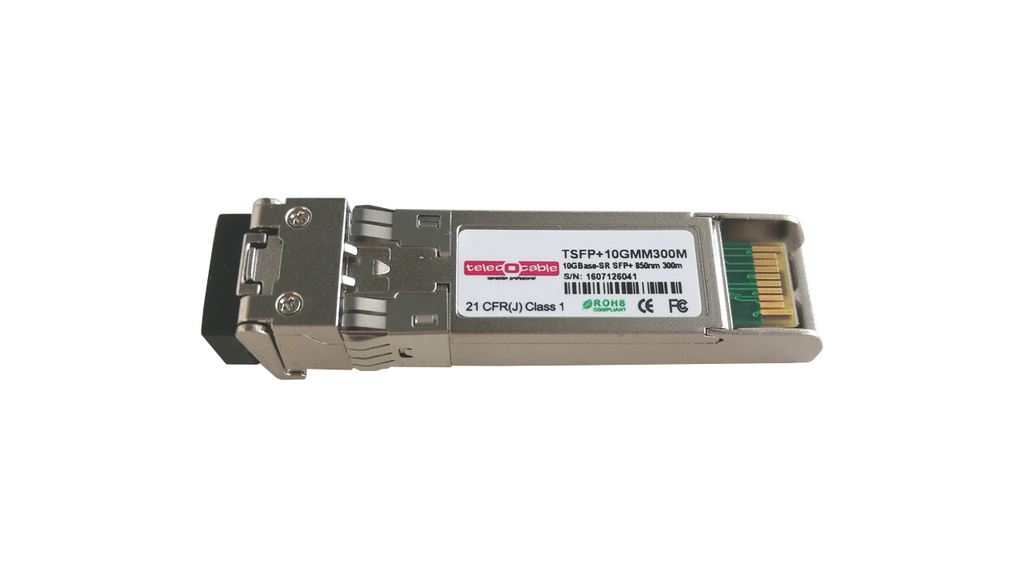 Módulo SFP+ 10 gigabit MM 850 nm LC duplex 300 m.