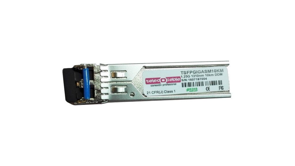 Módulo SFP gigabit SM 1310 nm LC duplex 10 km ddm