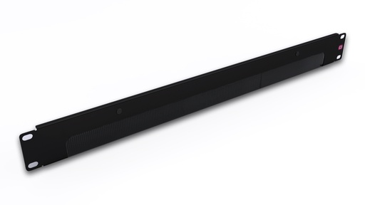 [TPCEN1U] Panel pasahilos 19" 1u con cepillo TELECOCABLE negro