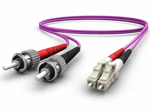 Latiguillo FO OM4 50/125 Duplex ST UPC - LC UPC