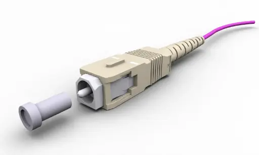 Pigtail OS1 9/125 LC/APC 900 micras