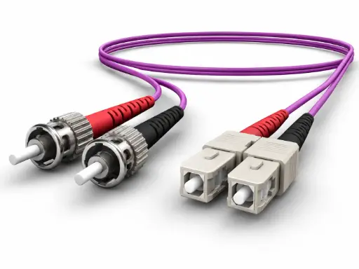 Latiguillo FO OM4 50/125 Duplex ST UPC - SC UPC